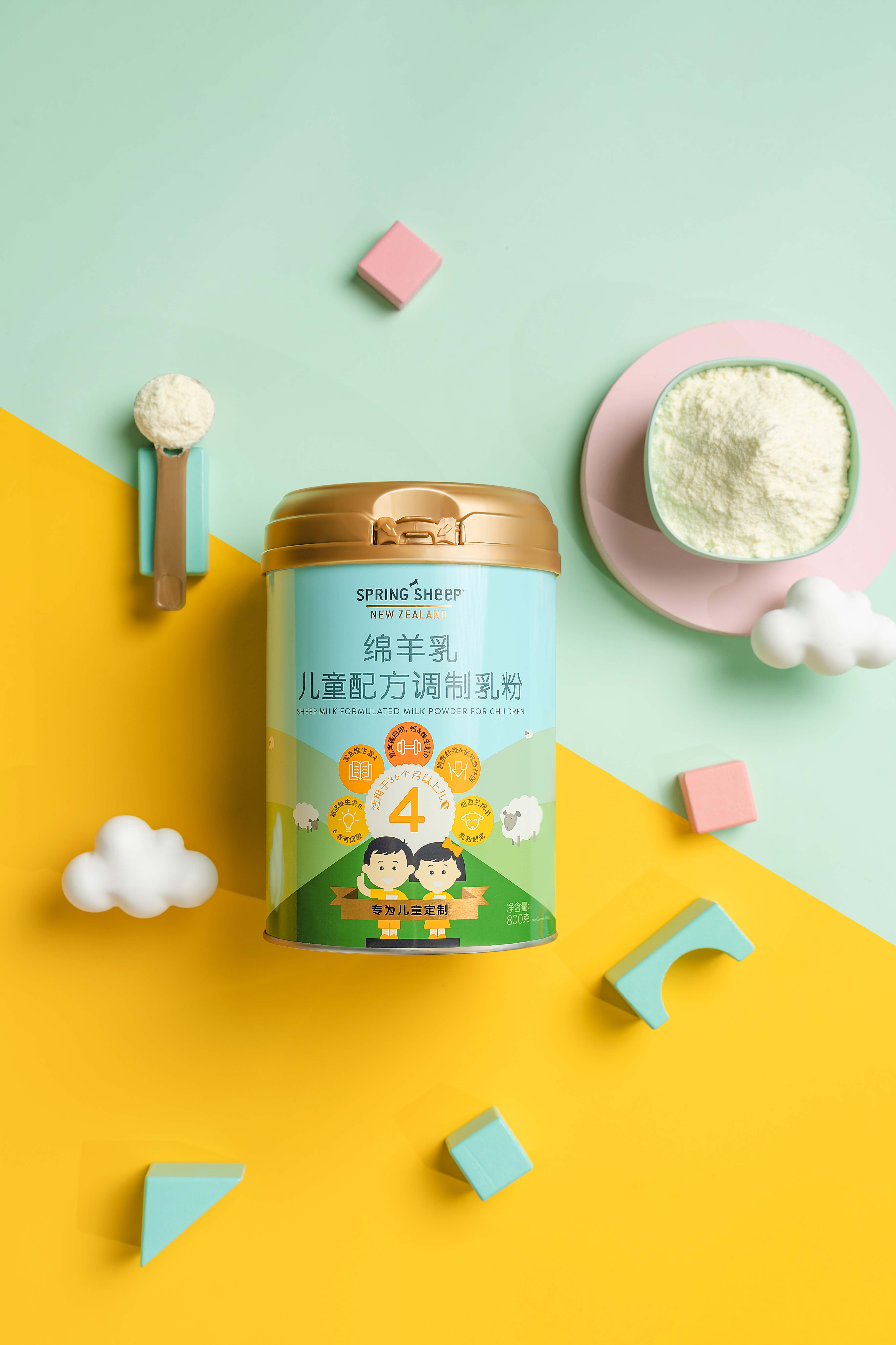 绵羊乳儿童配方调制乳粉800g