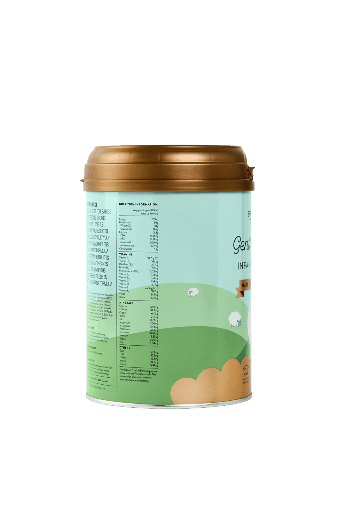 Gentle Sheep®婴儿绵羊奶粉1段