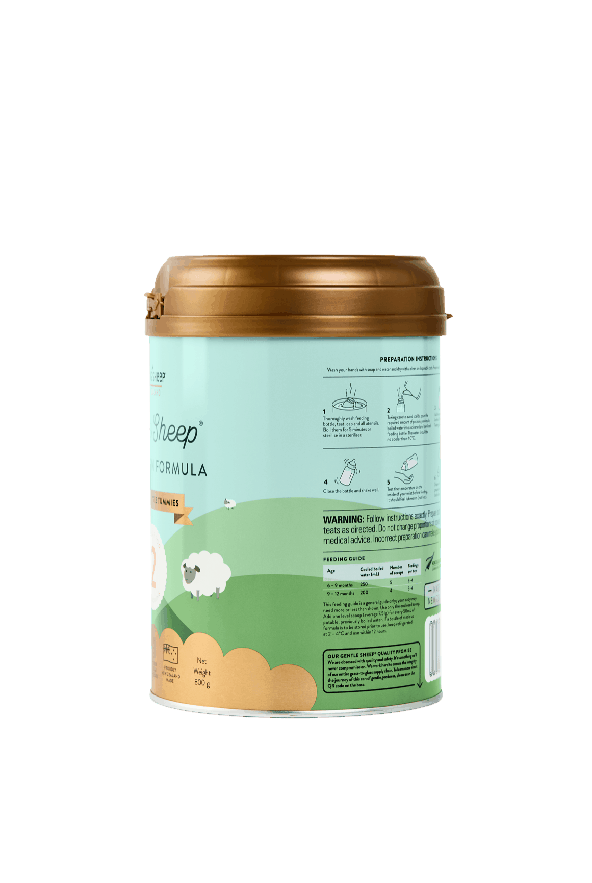 Gentle Sheep®婴儿绵羊奶粉2段